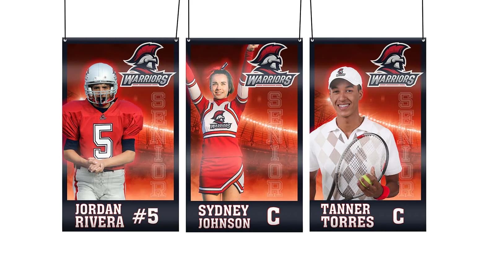 School Senior Player Banners 3