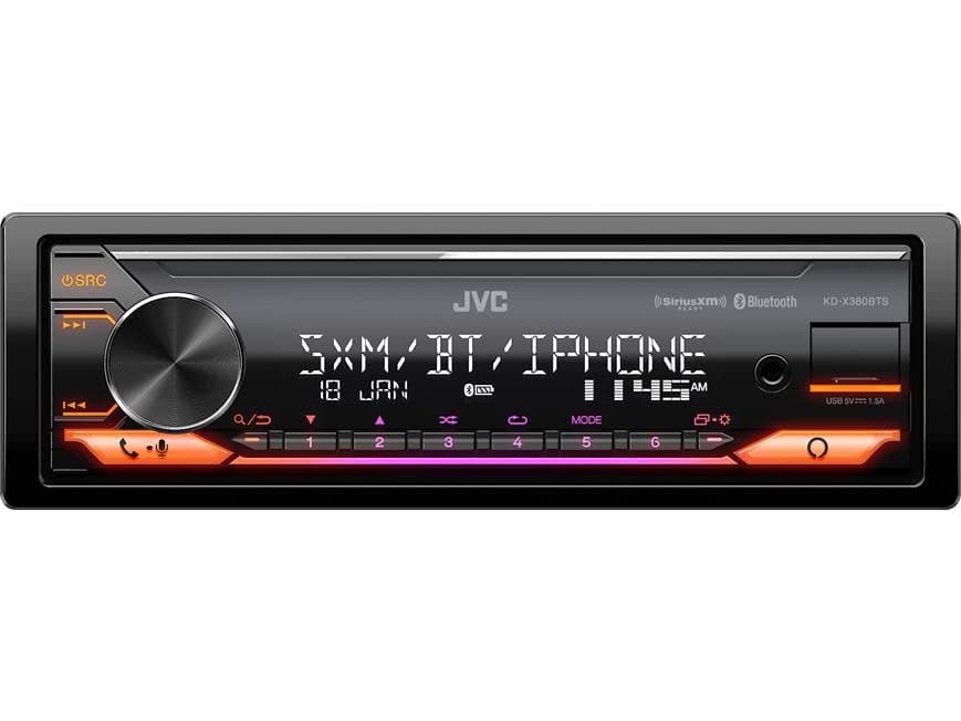 JVC KD-X380BTS Digital Media Receiver with Amazon Alexa