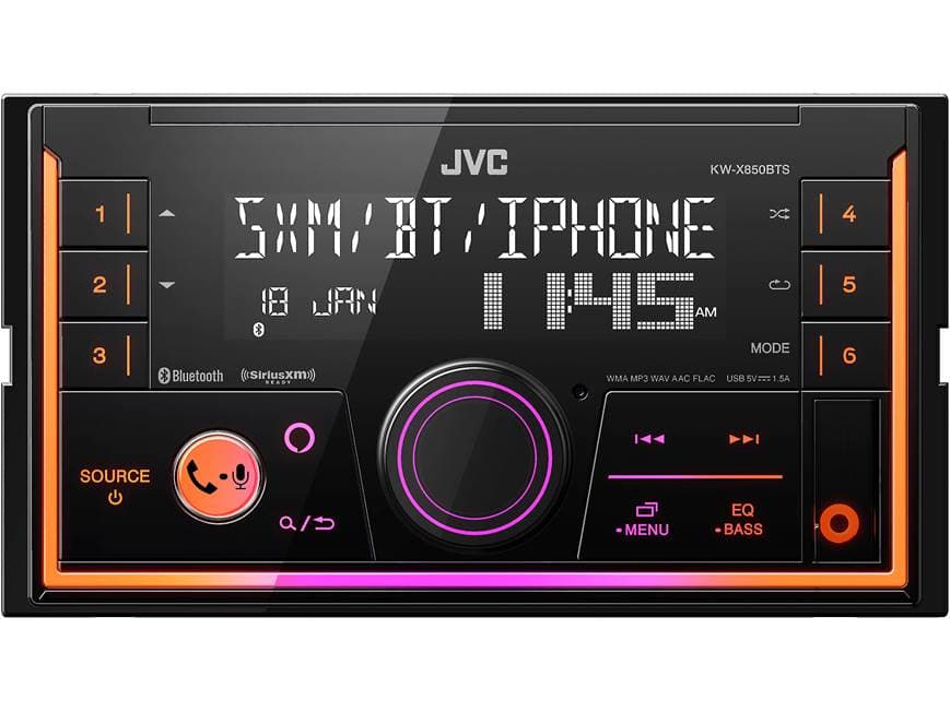 JVC KW-X850BTS Double-DIN Digital Media Receiver with Bluetooth and Amazon Alexa